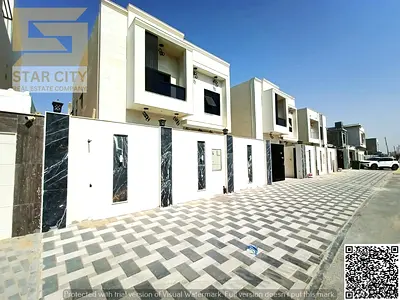 🏡 Luxury Villa for Sale in Al Zahia – Ajman | 5 Master Bedrooms + Majlis & Living Area | Freehold for All Nationalities |