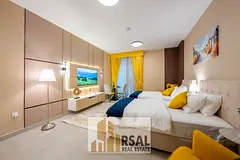 Luxurious spacious furnished studio with All Amenities // Yearly contract // Monthly payment plan