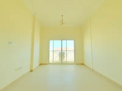 NO DEPOSIT CASH LAVISH 1BHK WITH BALCONY FRONT PARK VIEW IN MUWAILEH