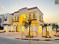 Villa in Al Helio 2, Ajman | Distinctive classic design, corner plot on two streets | Freehold owner
