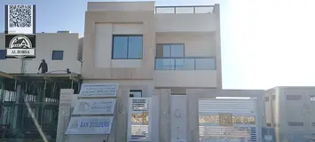 Villa for rent in Ajman Al bahia on the corner of two streets, beautiful location, payment facilitie