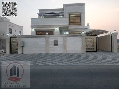 فيلا لللبيع بعجمان منطقة الحليو 2 (4 غرف ماستر +مجلس كبير + صالة كبيرة + غرفة خادمة +مطبخ مجهز )