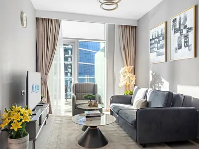 Business Bay | Urban Oasis 1BR | Free WiFi