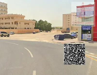 للبيع ارض سكنى تجارى تانى قطعه من شارع الشيخ مكتوم
