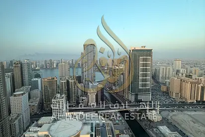 للإيجار شقة غرفتين وصالة في القصباء – إطلالة بحر كاملة | تكييف على المالك | جيم ومسبح | باركن مجاني