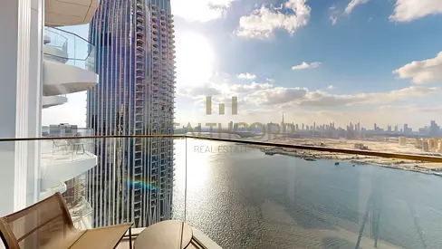 شاغر عند نقل الملكية | شقة من غرفتي نوم مفروشة بالكامل | إطلالة مائية | خطة سداد بعد التسليم حتى 2027