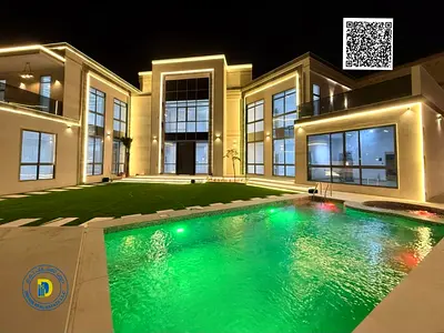 For sale in Al Yasmin: 6 rooms ready for occupancy, with water, electricity, air conditioning, elevator, swimming pool, and sauna.