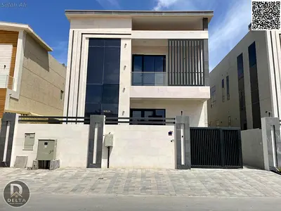 Villa for rent, first inhabitant, with central air conditioning | On Sheikh Mohammed bin Zayed Road | Close to all services