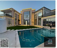 Ultra-Luxury Modern Villa with Private Health Club &amp; Pool | Al Yasmeen Ajman For Sale: Exclusive