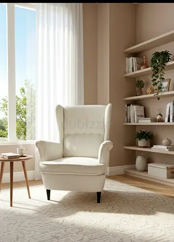 Bedroom Accent Chair Compact yet comfortable design. Adds a soft and elegant touch beside a window,
