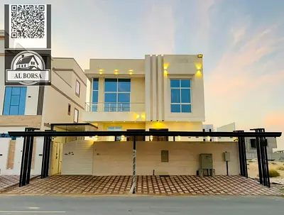 🏡 Furnished villa for rent in Al Bahia | First occupancy | 5 master bedrooms | Majlis and 2 living rooms | Equipped kitchen + preparation kitchen | M