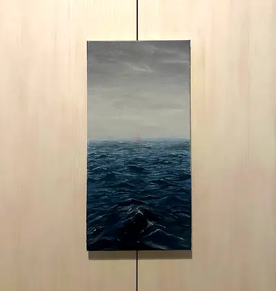 Haunting Seascape Art - Original Acrylic Painting