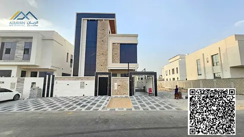 Two floors and a modern roof, opposite a mosque and direct services, freehold for all nationalities, at a negotiable price