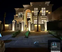 Luxury 6-Bedroom Villa with Private Pool &amp; Central AC | Al Yasmeen, Ajman