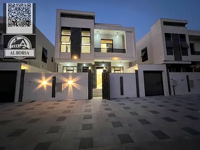 🏡 فيلا للإيجار في الباهية | أول ساكن | 5 غرف ماستر | مجلس وصالة | غرفة خادمة | تكيف مركزي | شارع رئيسي | 120,000 درهم