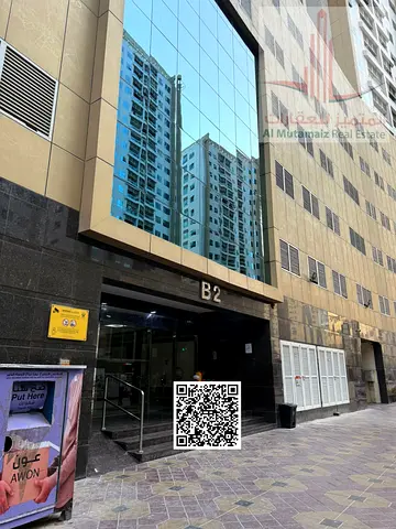 شقة للبيع في الراشدية 1 بأبراج اللؤلؤة غرفة وصالة 2 حمام وبلكونة موقع مميز قريب من المسجد والحديقة فرصة استثمارية بسعر 350 ألف درهم