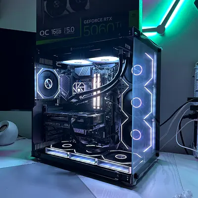New RTX 5060TI 16GB i7 13700K DDR5  Gaming PC Rendering PC