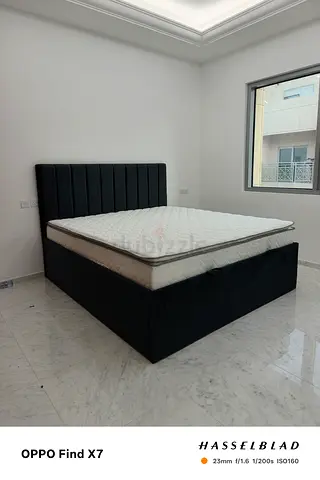 As furniture velvet upholstered bed brand new