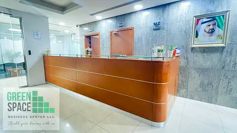 Fully Furnished Office | 100sqft to 200Sqft | Free Chiller, DEWA, WIFI | Conference Room