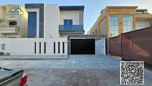 The address of luxury and beauty of details, a large house, super deluxe personal finishing, directly from the owner, close to Mohammed bin Zayed Stre