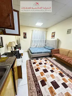 Fully furnished studio in Al Nabaa, Sharjah for monthly rent, including all bills and internet