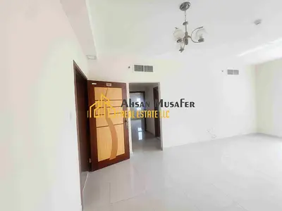 //PARKING FREE+BALCONY ALSO HAVE+10 DAYS FREE+6 CHQS//LIMITED TIME OFFER///6CHQS// EASY EXIT TO DUBAI NEAR SAHARA CENTRE AND NEAR RTA BUS STOP LAST UNIT 1BHK WITH 2WASHROOMS