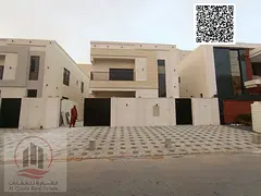 For sale, a villa in Ajman Al-Bahia 5 master rooms, a Majles room, a hall, and a maidโs room, free