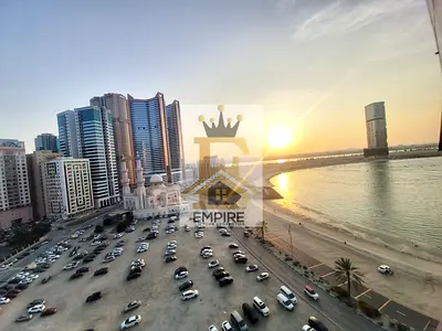 Spacious Office with full sea view seperate kitchen And bathroom with huge space in al Al mamzar Sharjah