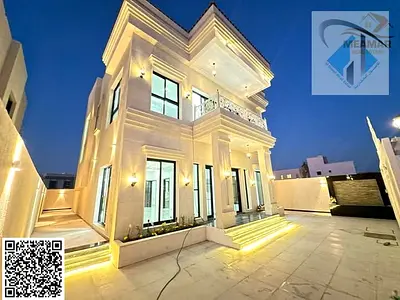 للبيع فيلا بتصميم كلاسيكي حديث بمنطقه العامرة موقع مميز مقابل المسجد والخدمات بالقرب لشارع الشيخ محمد بن زايد , تملك حر , تمويل بنكي 100%
