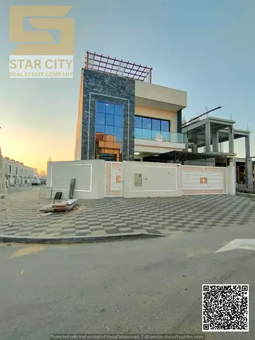 🏡 عرض خاص | فيلا زاوية فاخرة للبيع في الحليو – عجمان | شاملة التكييف والتسجيل