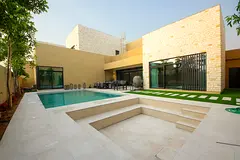 Luxury 4B + maid's room with private pool & near the Beach