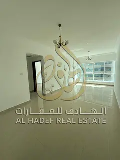 One bedroom, living room, and two bathrooms in Al Taawun, next to Al Baik – prime location