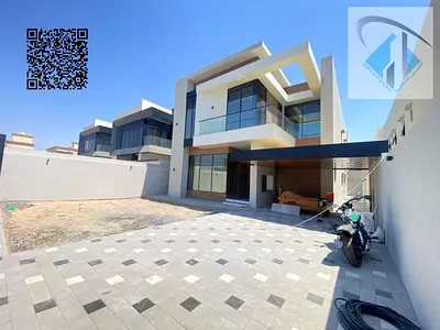 فيلا جديده مع حوش مع كهرباء ومياه وتكييفات تشطيب سوبر ديلوكس بجانب مسجد بدون رسوم سنويه