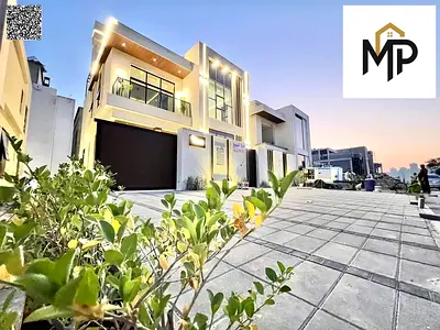 فيلا فاخره تصميم اوروبي طابقين وروف وبسعر شامل رسوم ومكيفات