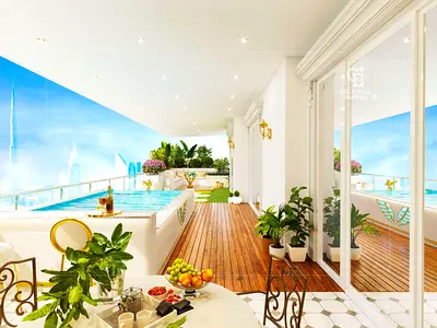 Enjoy the touch of the Nature from your balcony