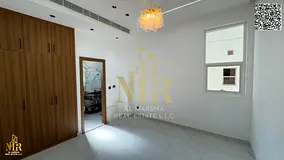 Near Emirates Crossing Street exit, villa with two floors and roof, 6 master bedrooms, price include