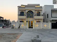 For sale in a corner unit in Al Helio 2, Ajman - 5 master bedrooms, living room, majlis, and maid