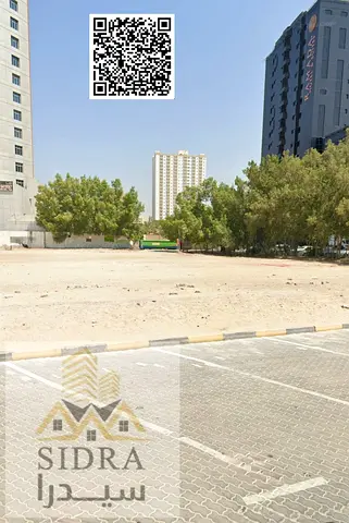 أرض سكنية وتجارية زاوية – 31,492 قدم مربع بموقع مميز على شارع الشيخ خليفة مباشرة