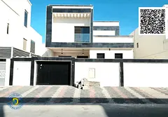 Luxury villa in Al Yasmin area, 4 bedrooms, living room, majlis and roof, at a special price