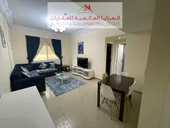 For monthly rent, A fully furnished one-bedroom apartment in Al Taawun - Sharjah - Wifi included