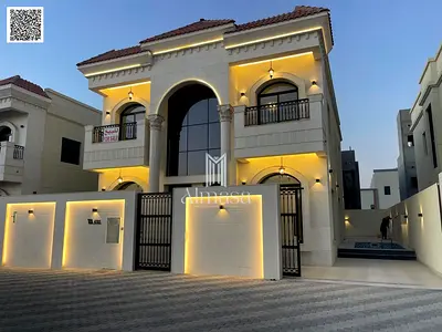 Your dream villa, a luxurious villa in the Al Helio area (Ajman), with modern finishing.
