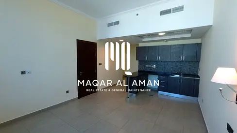 شقة ستوديو غير مفروشة للإيجار في شارع حمدان، أبوظبي – 55 متر مربع | شامل المياه والكهرباء والإنترنت | 58,000 درهم سنويًا