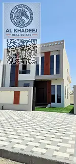 A luxurious modern villa with ultra-luxurious finishing, including registration, in the Al-Haliou 1