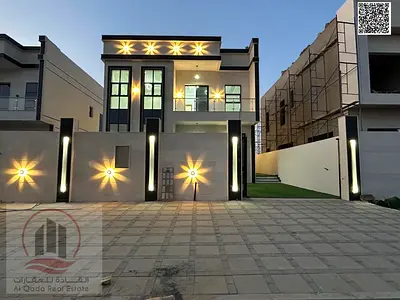 فيلاللبيع في منطقة الحليو 2 عجمان  تصميم أنيق بموقع مميز  شامل رسوم  التسجيل