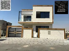 Villa for sale in Al Yasmin, directly behind the park and services, at a great price including regis