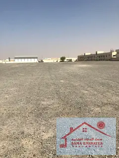 FREEHOLD ALL NATIONALITY //18000 sq.ft industrial land // Asphalt Road main road // SAJAA