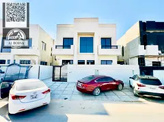 Villa for sale in Al Helio, Ajman. 5 master bedrooms, majlis, living room with kitchen and maid'