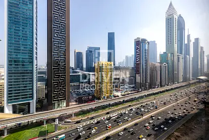 Two Offices at 140 AED per sqft with SZR view
