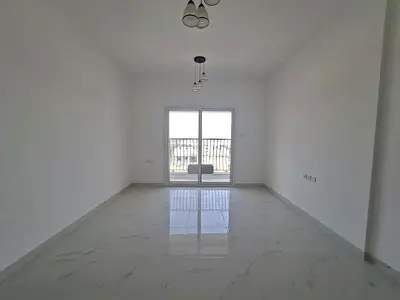 Brand new building in Al jada out sid 1bhk 2 washroom with master room with waldrop balcony parking prim location sharja