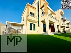 Corner villa for sale in Ajman directly from the owner, in front of Sheikh Mohammed Bin Zayed Road a